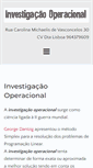 Mobile Screenshot of investigacaooperacional.com